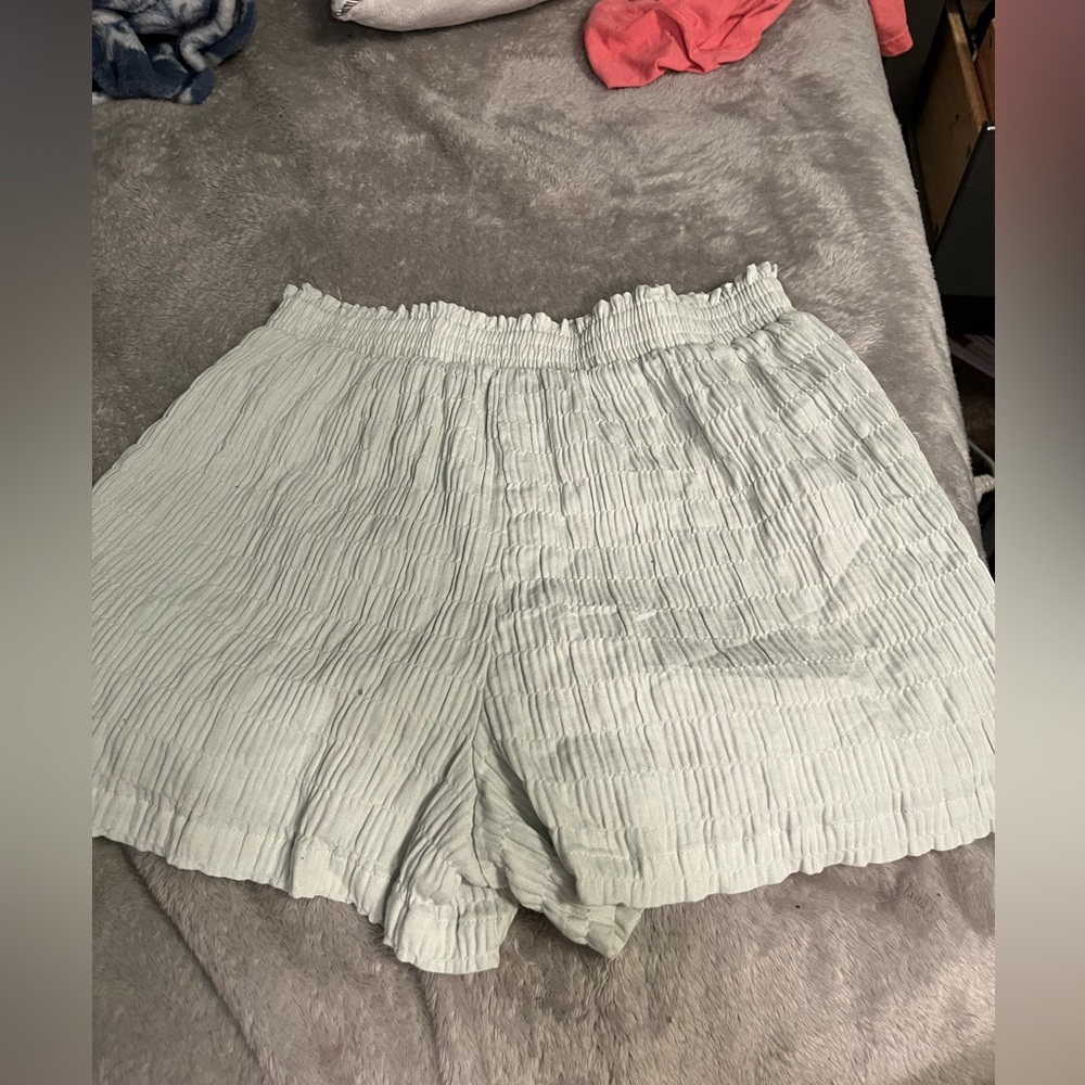 Mint green shorts